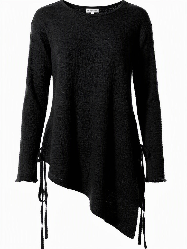 HBShop garment image: Asymmetrical top - Mazij, Black
