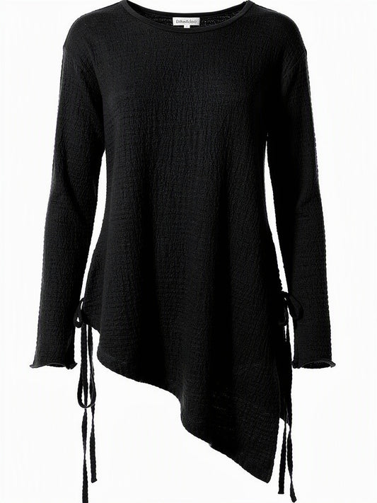 HBShop garment image: Asymmetrical top - Mazij, Black