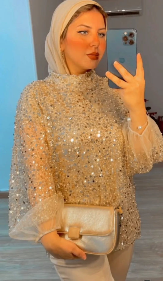 Glimmer Girl Blouse - Dalia omar