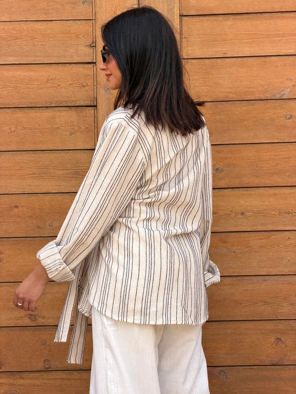 Luna linen bow - Jupelan