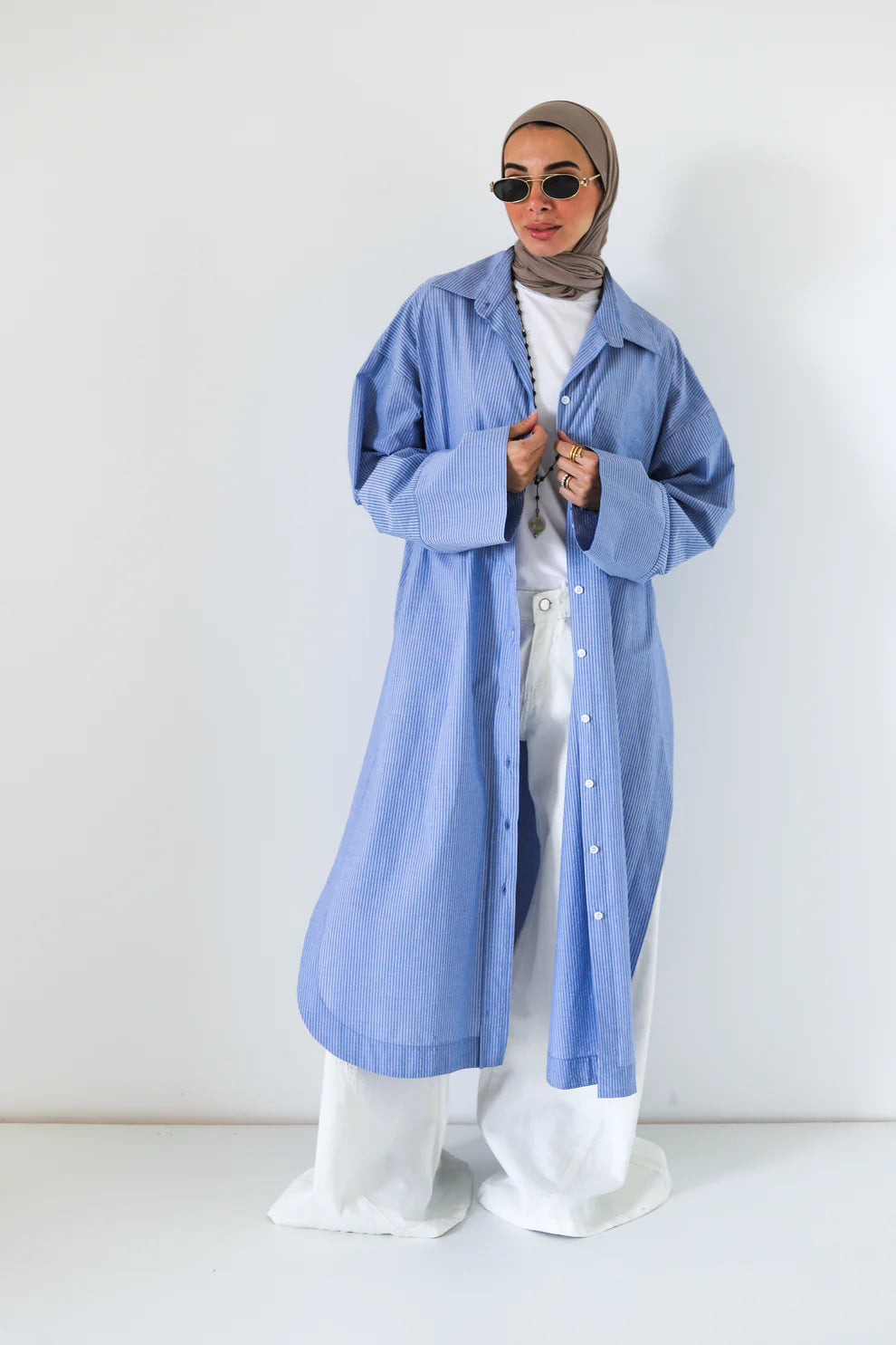 Open Slits Kimono shirt - Zeyylan