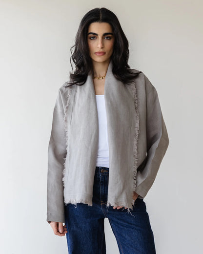 Fringe Ease Kimono - ASCIA