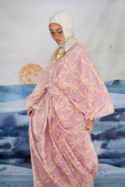 Pink Palm Dress - Anjum