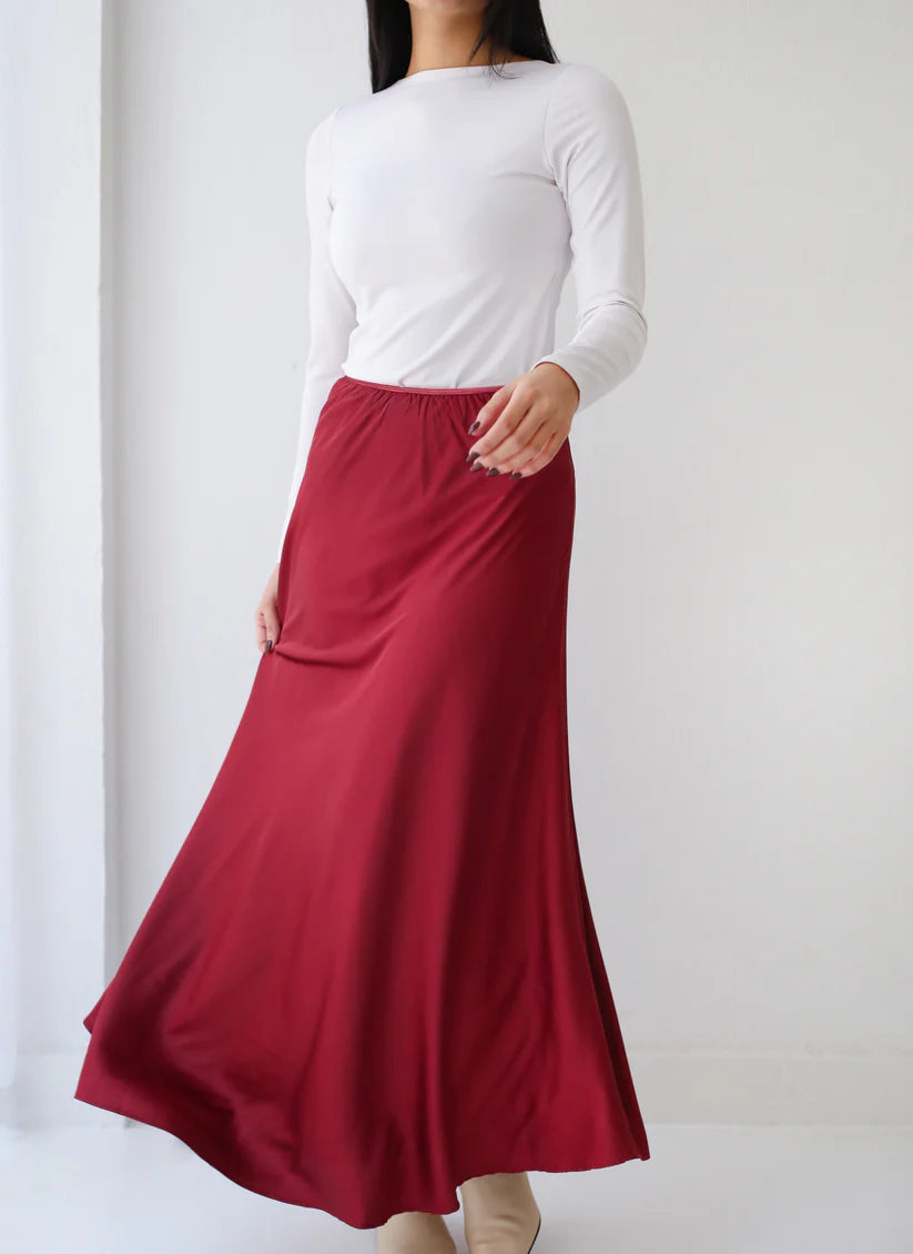 Satin Skirt - Amalia