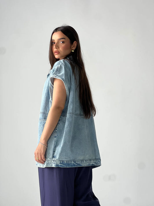 Long Denim vest - Traumen