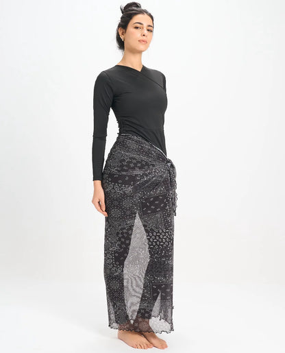 Paisley Mesh Wrap - Le maillot
