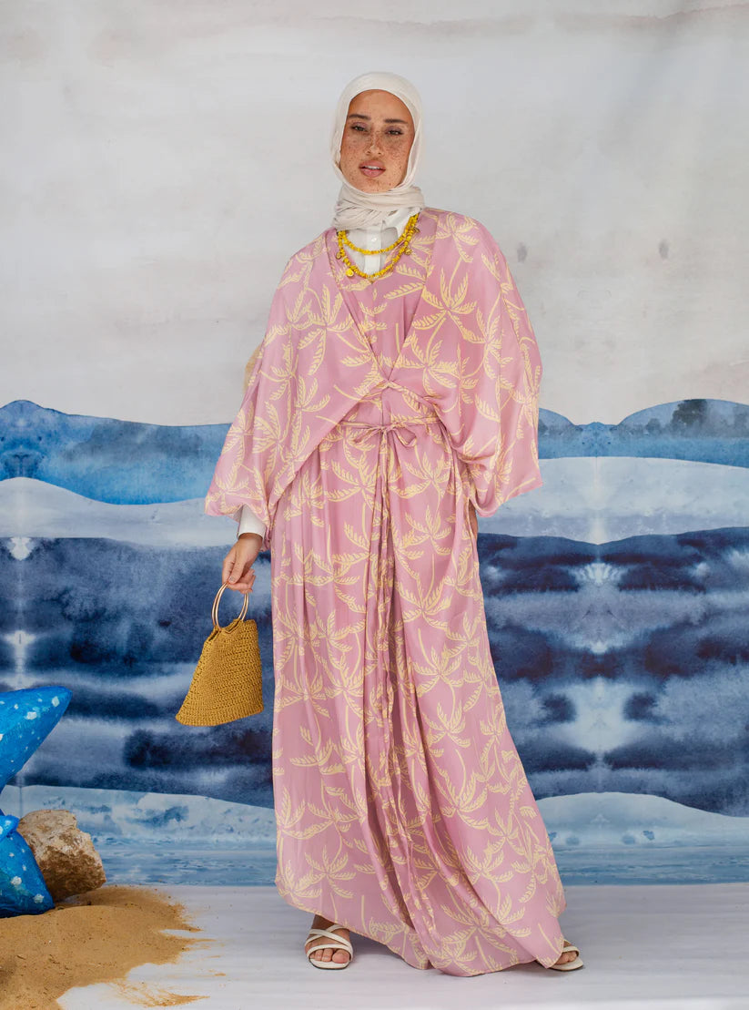 Pink Palm Dress - Anjum