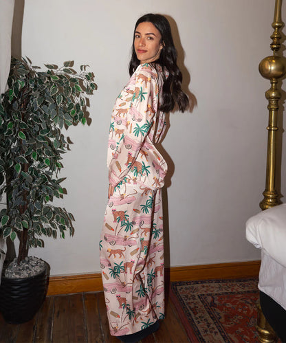 jungle queen satin pj pants - chummy