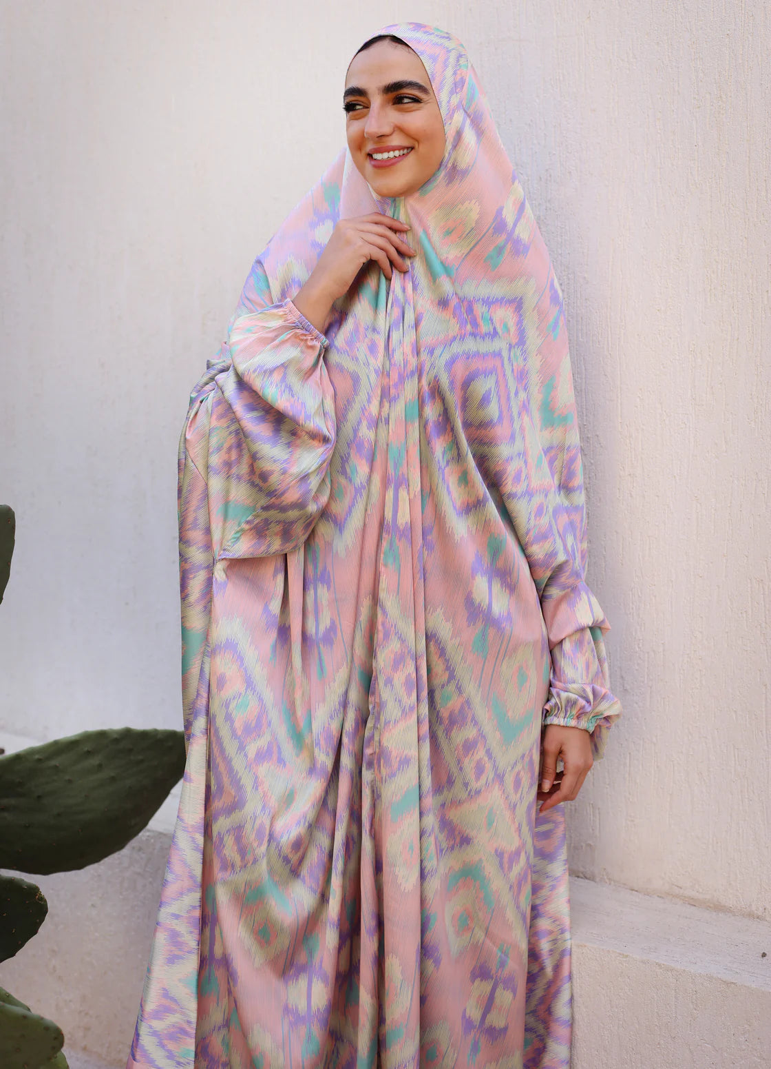 Art of Grace in Rose Slip on Khimar - Marmelade