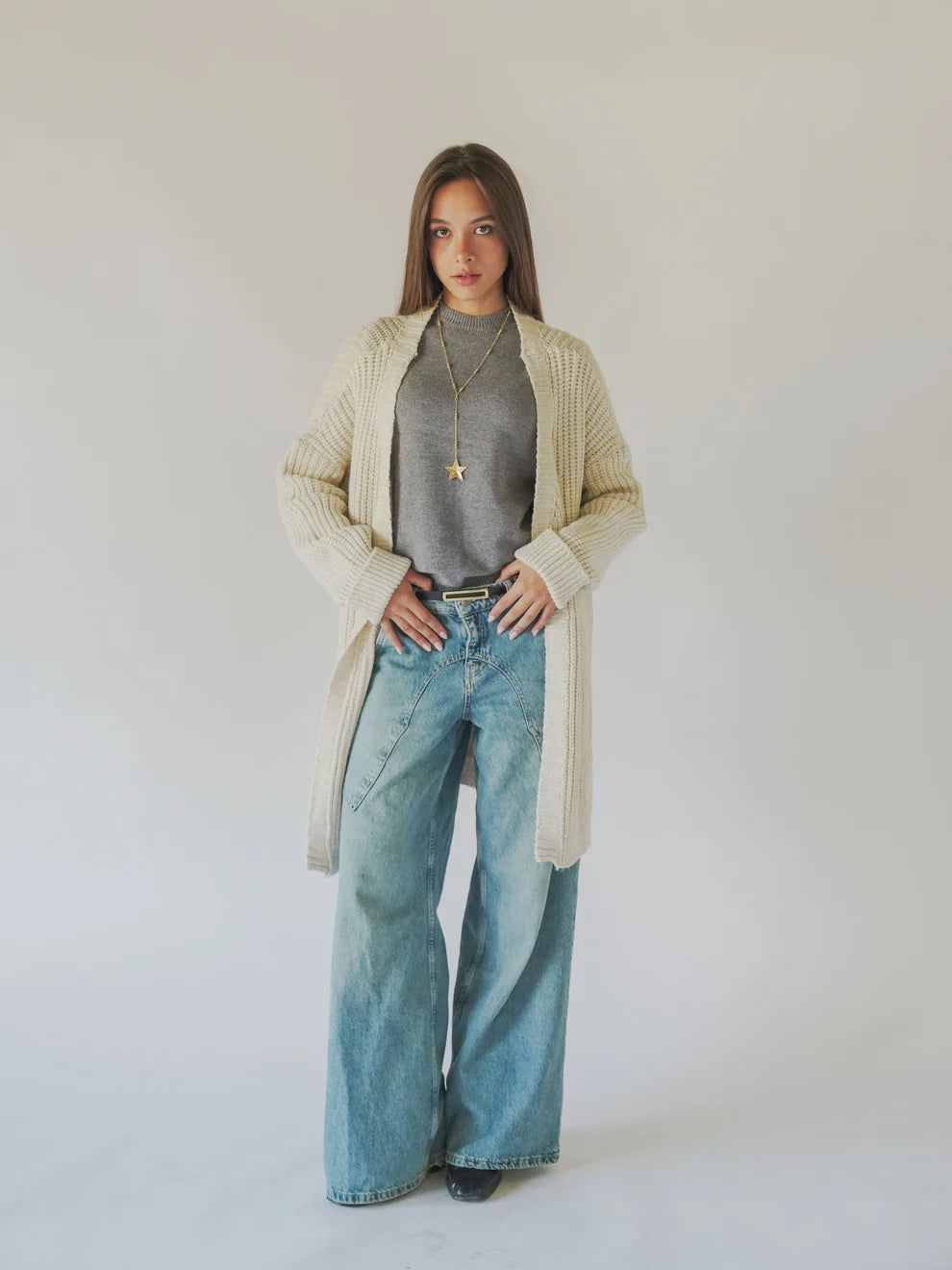 Knitted caj cardigan - Caj