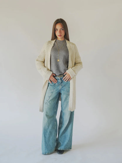 Knitted caj cardigan - Caj