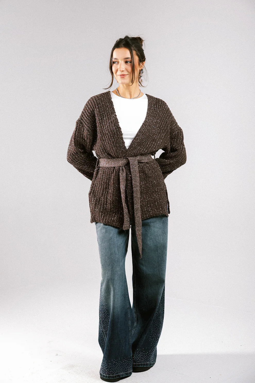 Crystal Skies Crochet Cardigan - Amalia