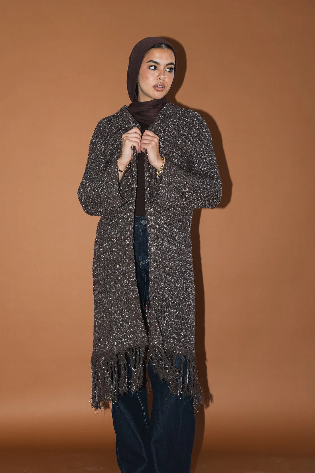 CHARM of threads cardigan - Double anne