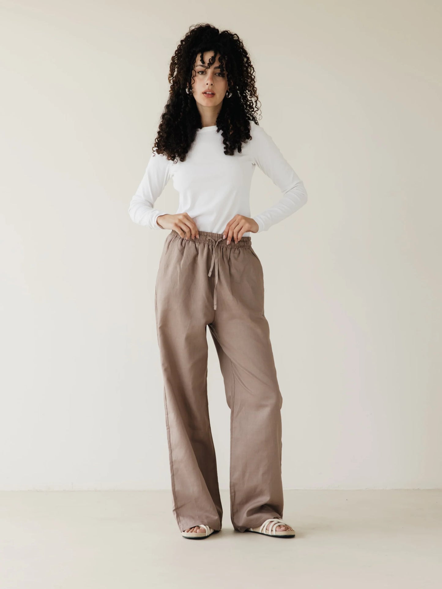 Basic linen pantss - Ascia