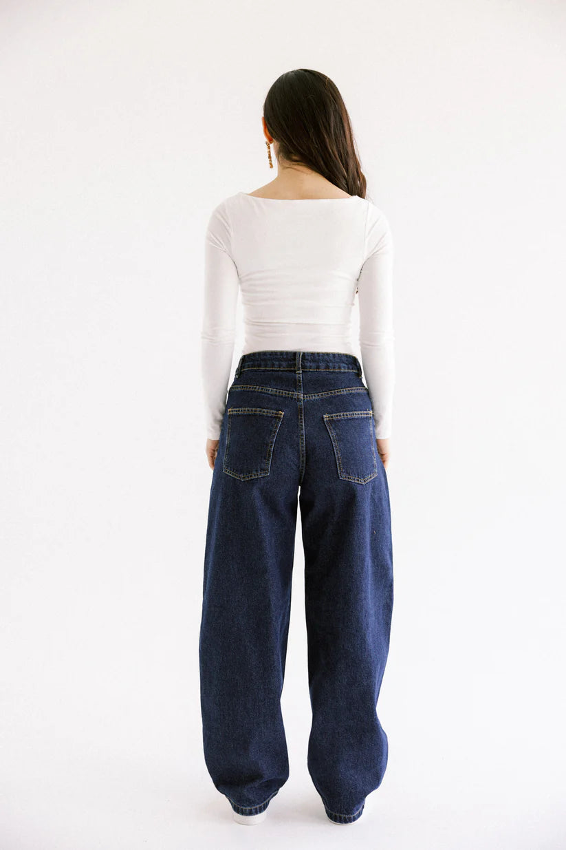 Out N About Balloon Denim Pants - amalia