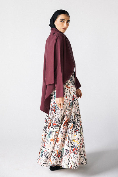 Bloom printed skirt - Chiffon