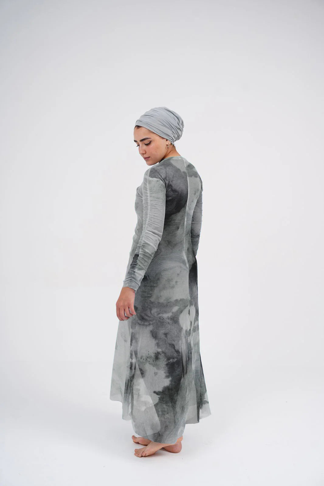 Marble mesh dress - Le maillot