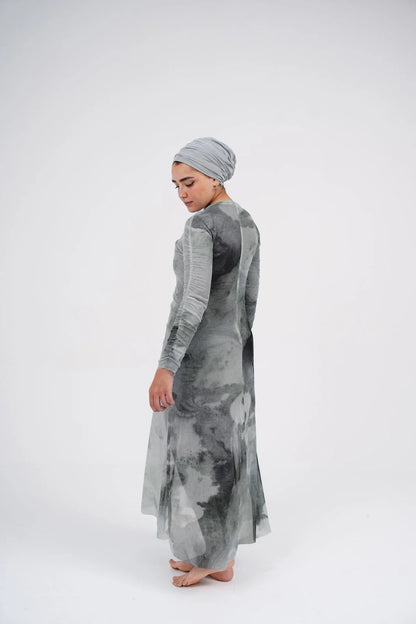 Marble mesh dress - Le maillot