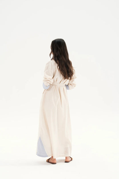 Belted Maxi Shirt Dress - Taj sisters