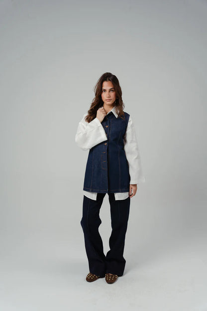 Tailred Denium Vest - URS