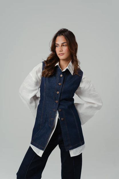 Tailred Denium Vest - URS