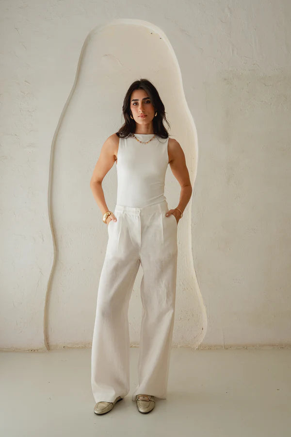 Tailored Linen Pants  -  OBI