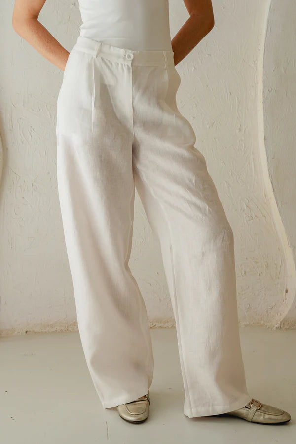 Tailored Linen Pants  -  OBI