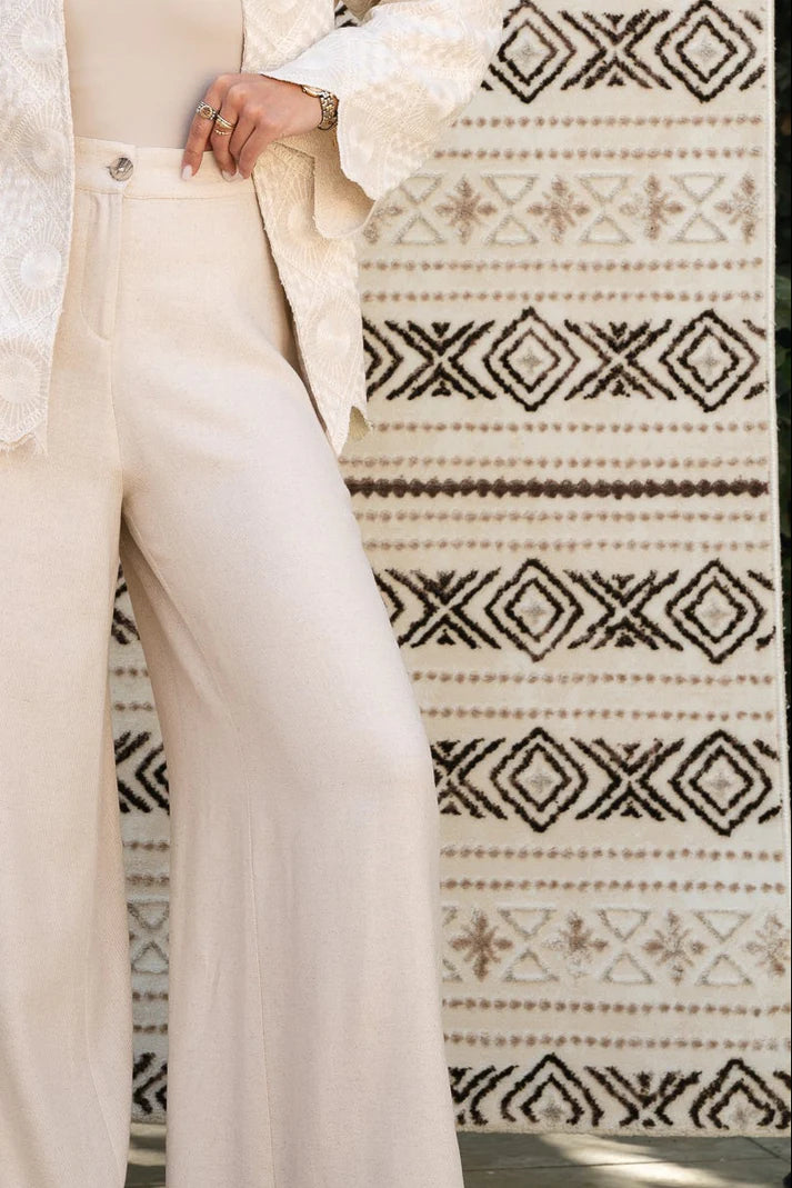Heritage linen pants - With elan