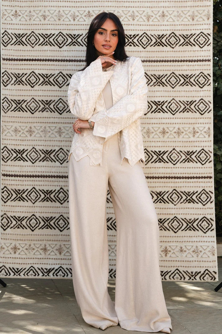 Heritage linen pants - With elan