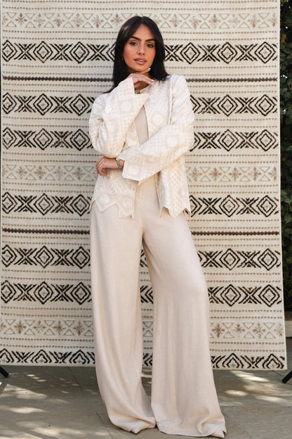 Heritage linen pants - With elan