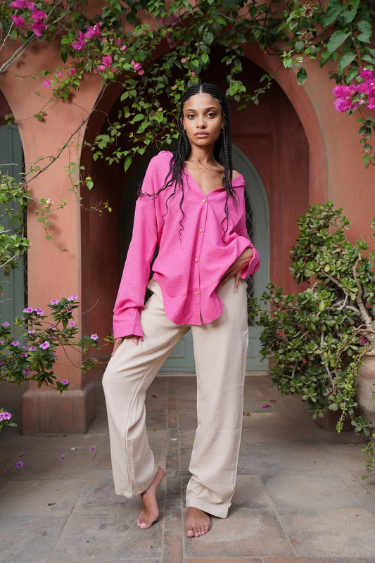 Linen pants - Caj