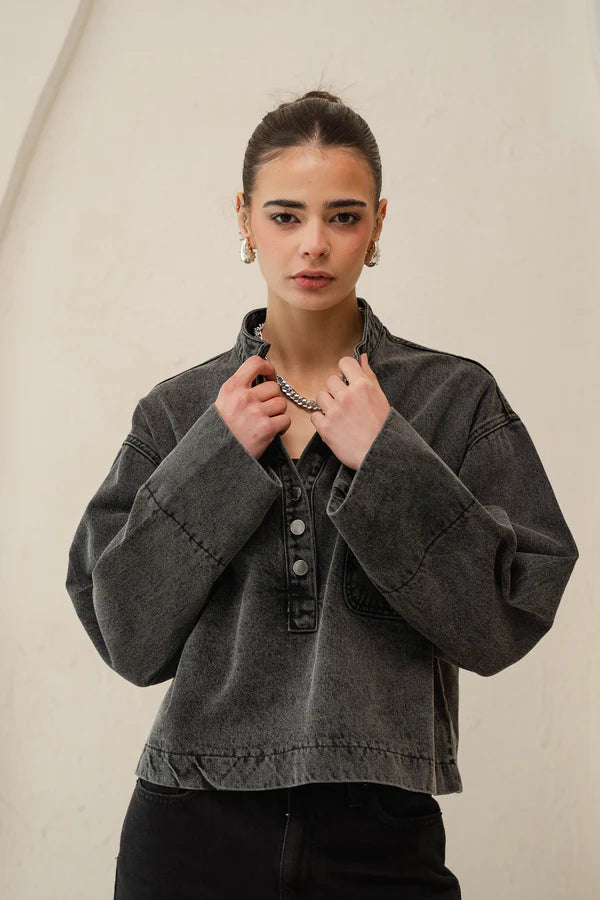 Enchanted Denim Top - OBI