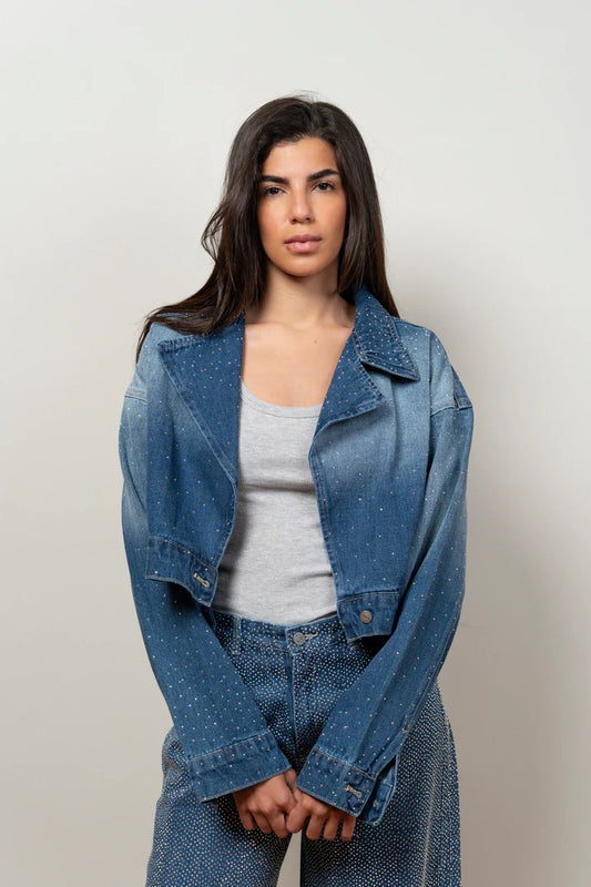 Denim Jacket with Studs - TAA