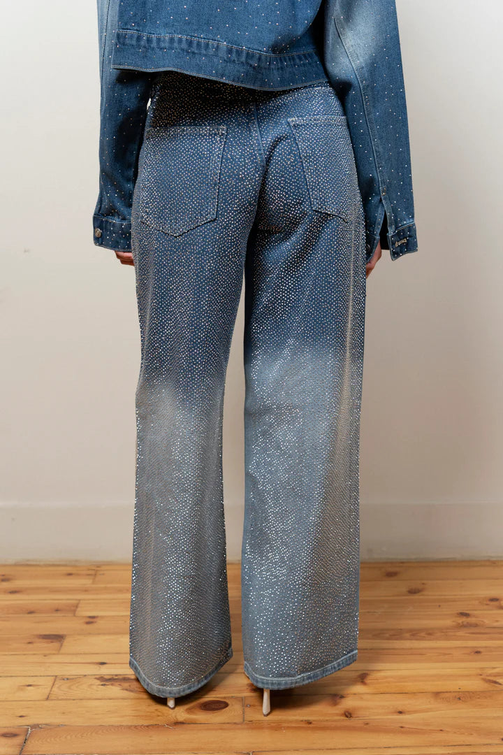 Denim Pants with Studs - TAA