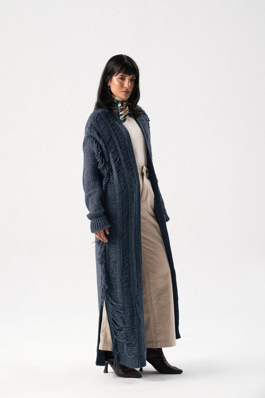 sandwoven Knit Cardigan-Taj Sisters