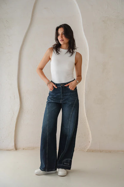 Upside Down Denim pants - obi