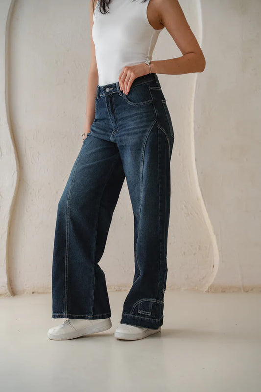 Upside Down Denim pants - obi