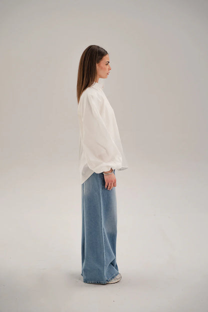 Puffed Sleeves Shirt - Taj sisters