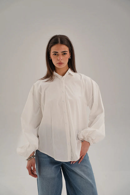 Puffed Sleeves Shirt - Taj sisters