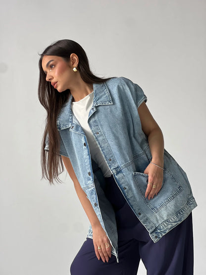 Long Denim vest - Traumen