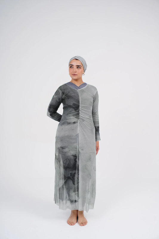 Marble mesh dress - Le maillot