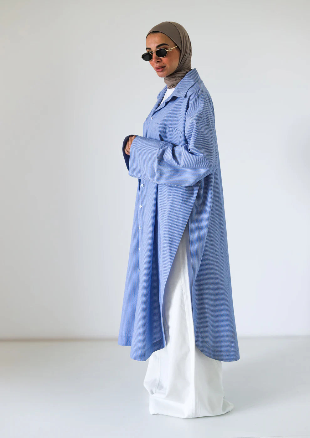 Open Slits Kimono shirt - Zeyylan