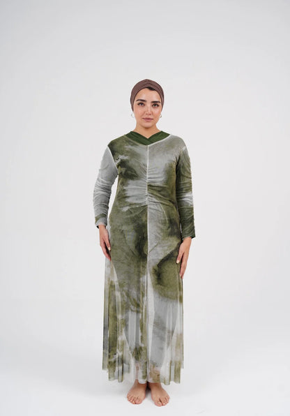 Marble mesh coverup - Le maillot