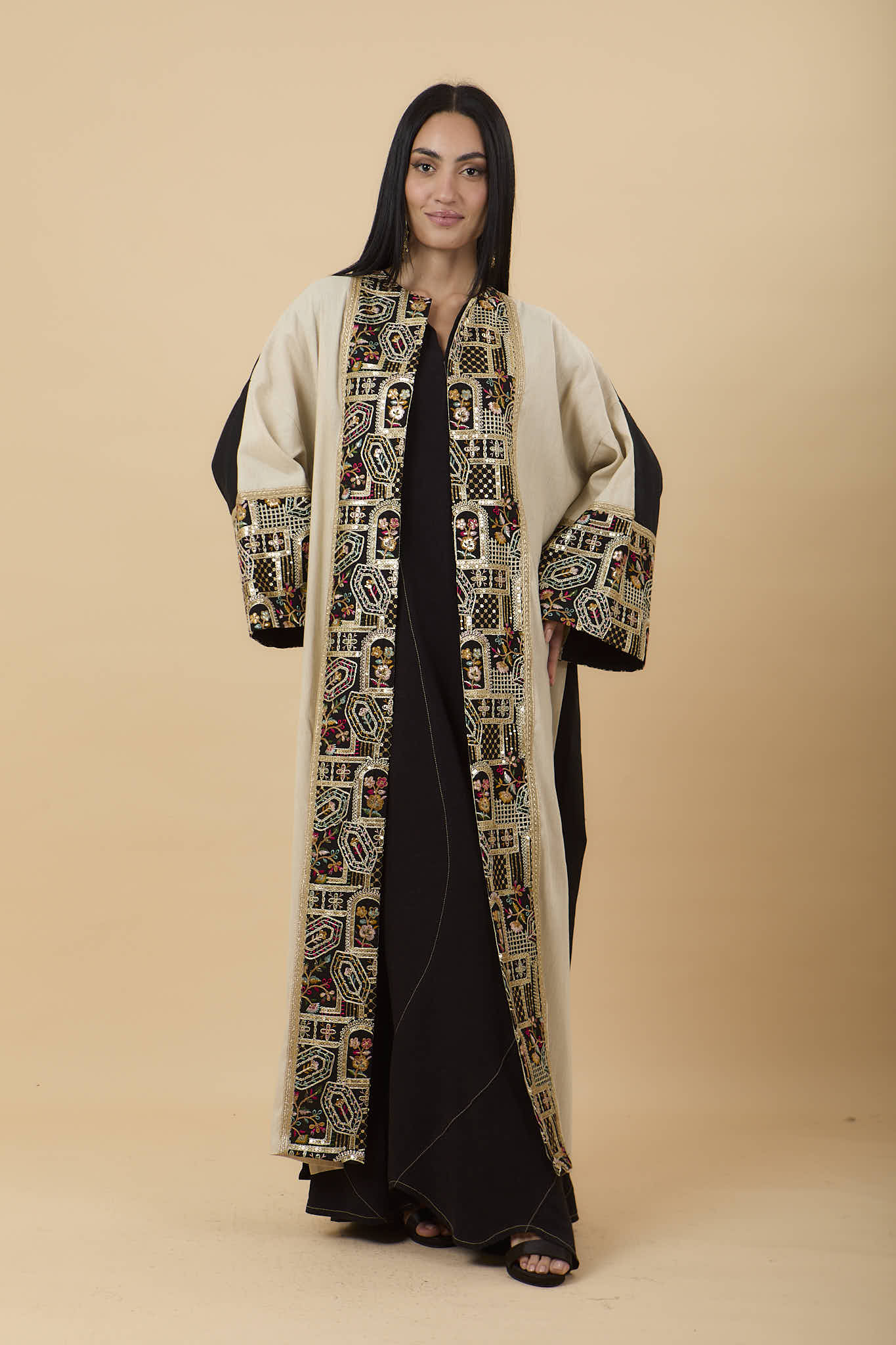 Floral garden kimono - Nahla Elalfy