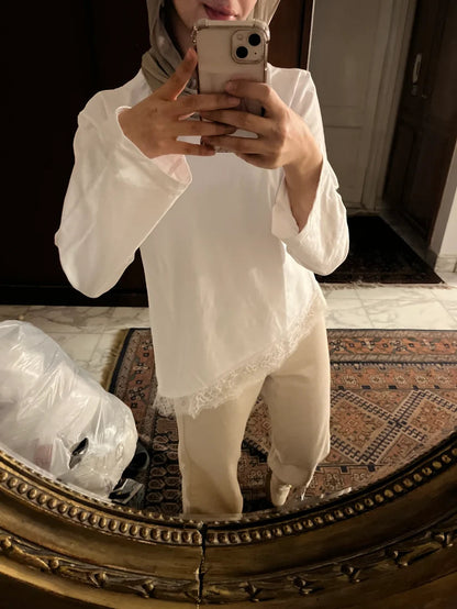 Nala lace top - ENN-S/M-White