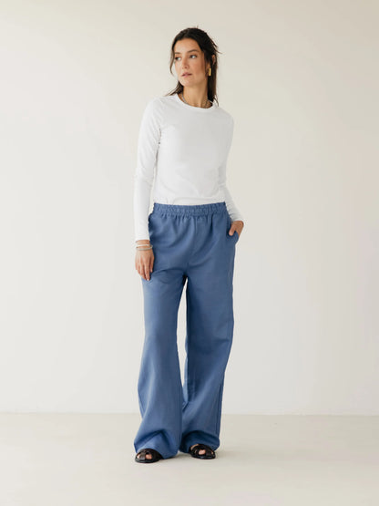 Basic linen pantss - Ascia