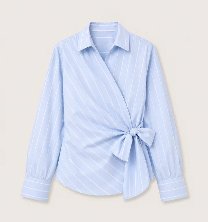 Sky Wrap baby blue Shirt - TAA