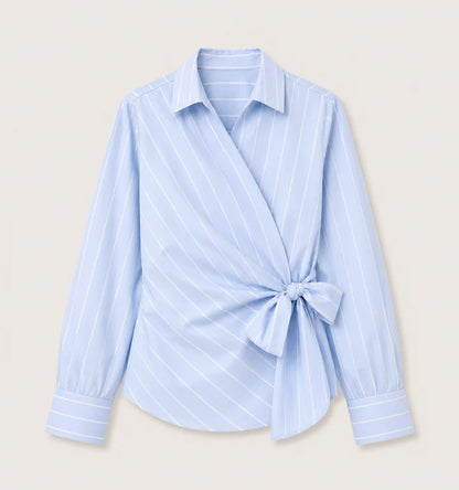 Sky Wrap baby blue Shirt - TAA