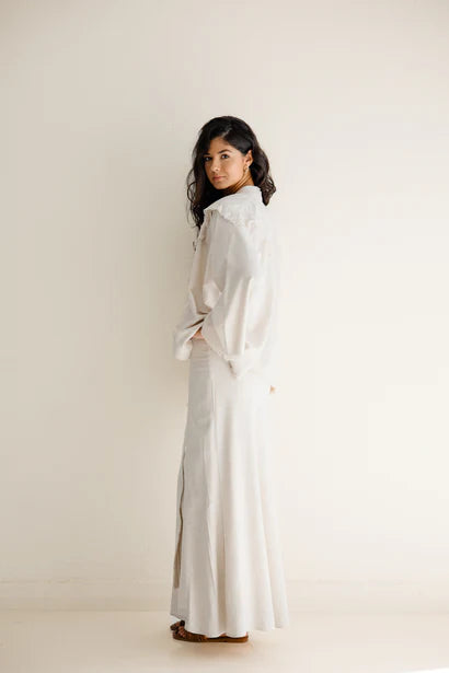 S-CA97 The Sol Linen Cardigan - AED