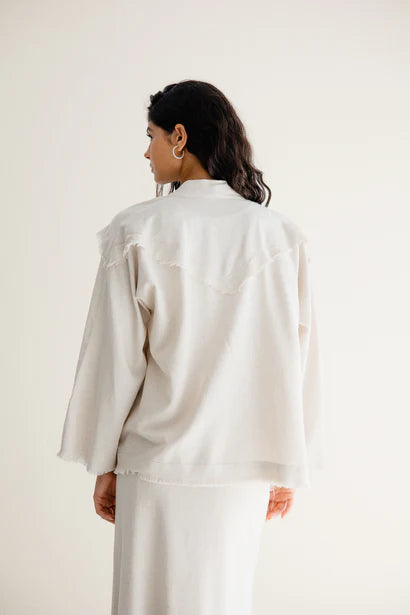 S-CA97 The Sol Linen Cardigan - AED